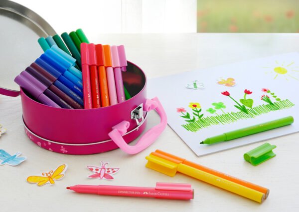 Faber Castell FC-155537 Connector Viltstiften Handtas 33 Stuks - Afbeelding 3