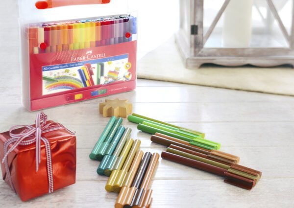 Faber Castell FC-155560 Viltstiften Faber-Castell Connector Koffer 60 Stuks - Afbeelding 3
