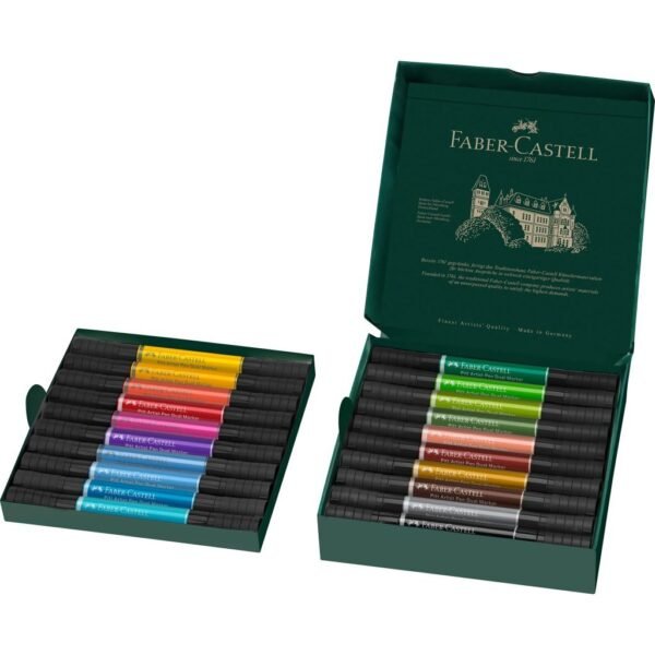 Faber Castell FC-162020 Pitt Artist Pen Duo Markers 20 Stuks - Afbeelding 2