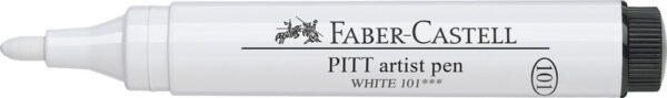 Faber Castell FC-167601 Tekenstift Pitt Artist Pen 101 Wit 2.5mm - Afbeelding 3