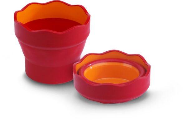 Faber Castell FC-181517 Watercup Clic & Go Roze/Oranje - Afbeelding 2
