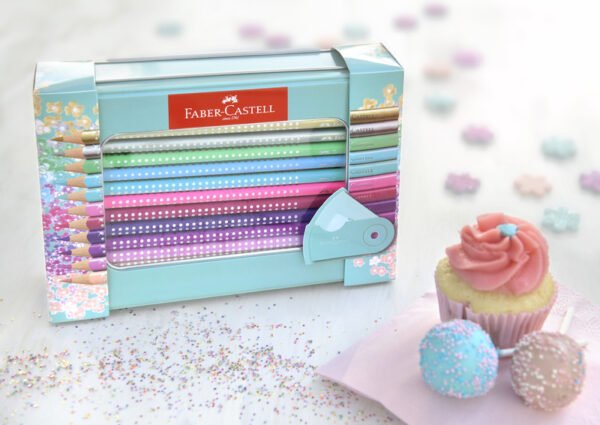 Faber Castell FC-201641 Sparkle Set Faber-Castell 20x Kleurpotloden En 1x Mini Puntenslijper - Afbeelding 8