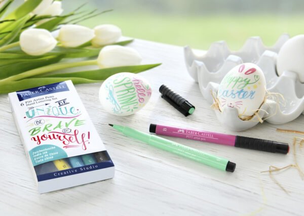 Faber Castell FC-267116 Tekenstift Faber-Castell Pitt Artist Pen Handlettering I 6-delig Etui - Afbeelding 6