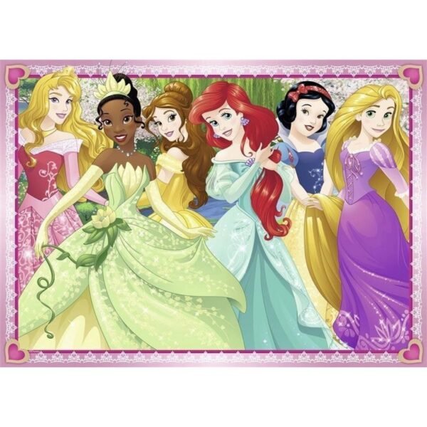 Ravensburger 4in1 Puzzel Disney Princess 4x100 Stukjes - Afbeelding 2