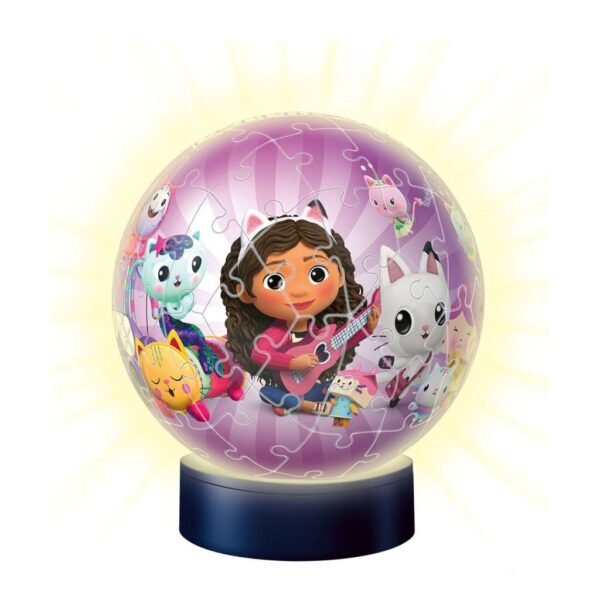Ravensburger 3D Puzzel Gabby's Dollhouse 74 Stukjes + Licht - Afbeelding 2