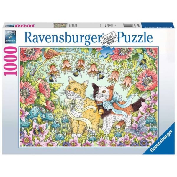 Ravensburger Puzzel Kattenvriendschap 1000 Stukjes - Afbeelding 2