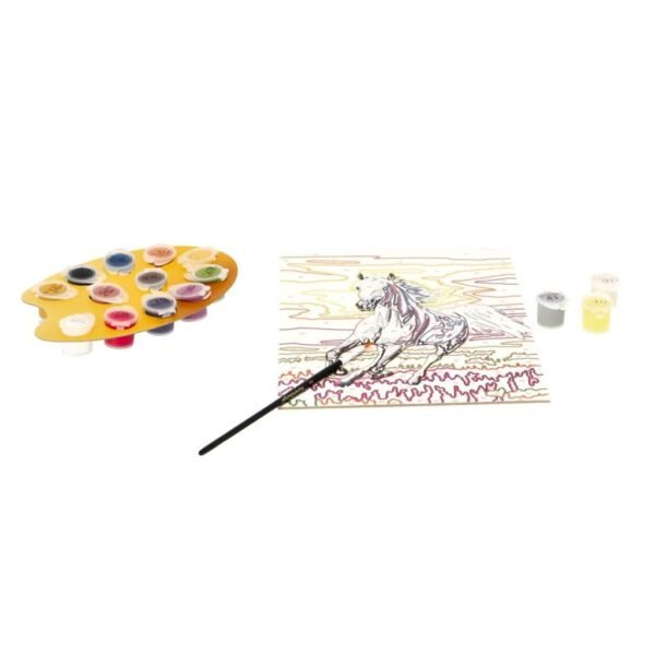 Ravensburger Creart Schilderen op Nummer Paard Bij Zonsondergang - Afbeelding 3