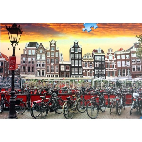 Ravensburger Puzzel Amsterdam Fietsenstalling 1000 Stukjes - Afbeelding 2
