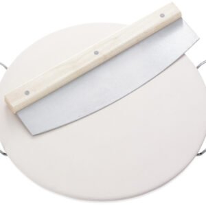 Leifheit 3159 Pizzasteen Rond Met Mes