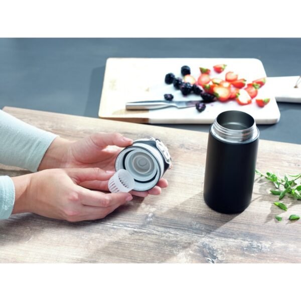 Leifheit 3243 Flip Isoleerbeker 350 ml Zwart - Afbeelding 2