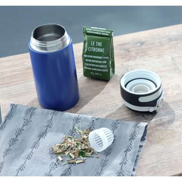 Leifheit 3247 Flip Isoleerbeker 350 ml Donkerblauw - Afbeelding 3