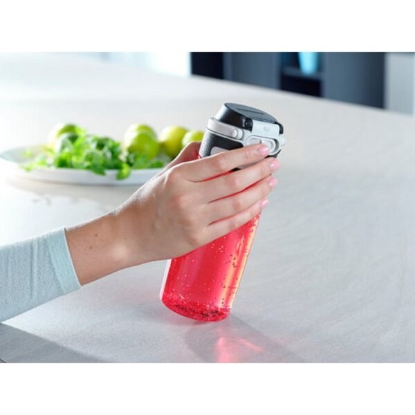 Leifheit 3263 Flip Tritan Drinkfles 550 ml Rood - Afbeelding 3