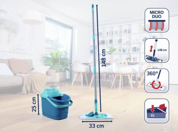 Leifheit 55510 Powerclean Vloerwisser M Set - Afbeelding 4