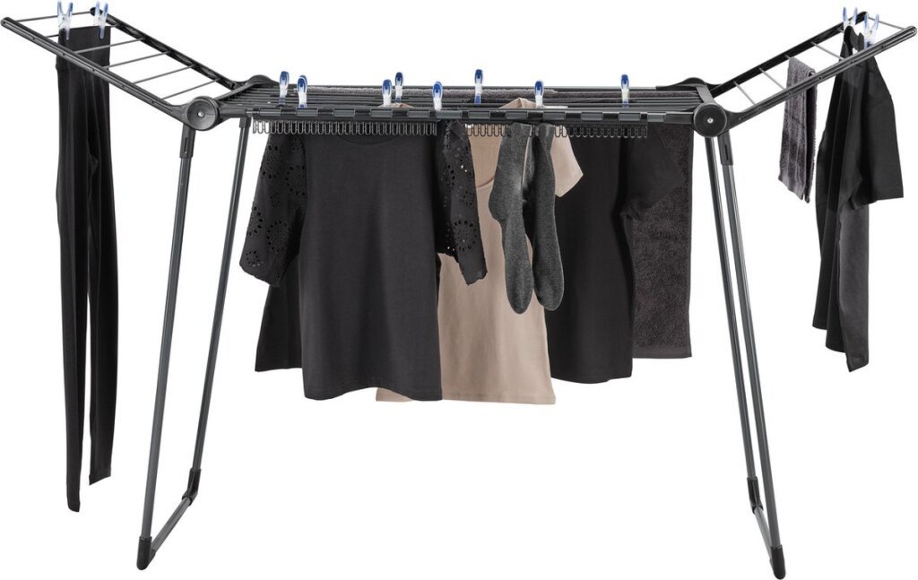 Leifheit 81690 Droogrek Pegasus 150 Solid Slim Black - Afbeelding 6