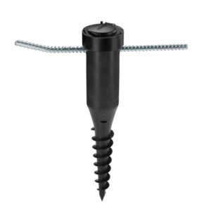 Leifheit 85607 Metalen Grondanker Met Indraaistang