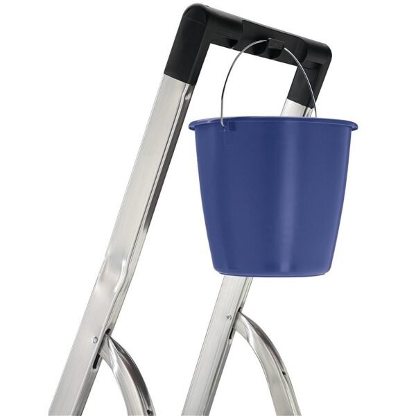 Hailo L40 Aluminium Huishoudtrap / Klustrap 3 treden - Afbeelding 2