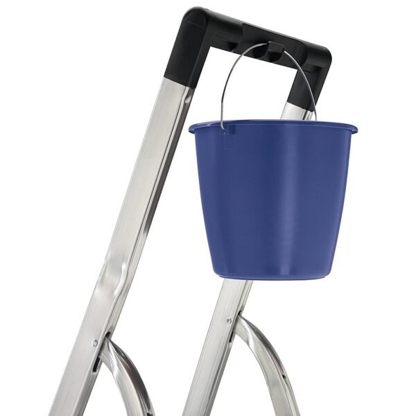 Hailo L40 Aluminium Huishoudtrap / Klustrap 4 treden - Afbeelding 2