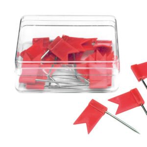 Alco AL-712 Markeervlaggetjes 20 Stuks In Doosje Rood