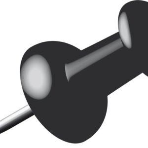 Alco AL-662-11 Pushpins Doosje A 40 Stuks Zwart