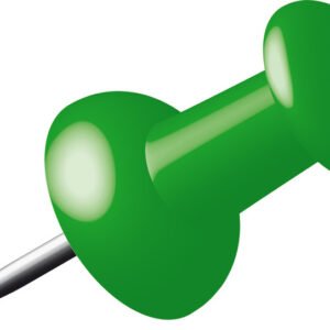 Alco AL-662-18 Pushpins Doosje A 40 Stuks Donkergroen