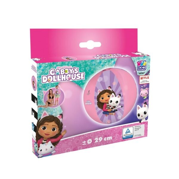 Gabby's Dollhouse Strandbal 29 cm Roze/Paars - Afbeelding 3
