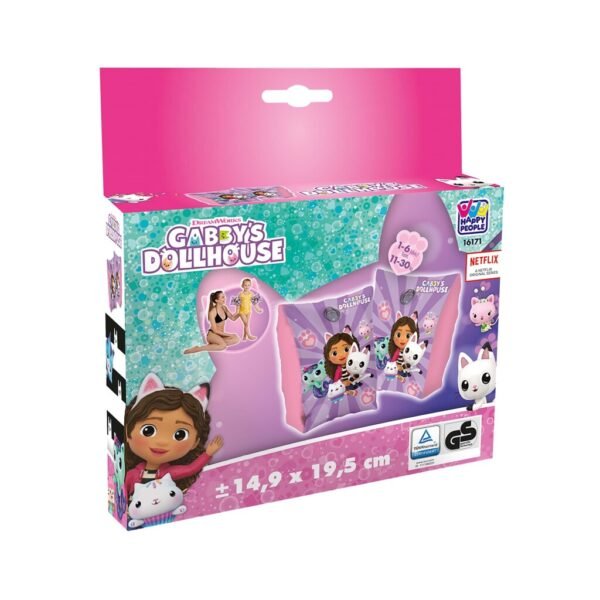 Gabby's Dollhouse Zwemmouwtjes 1-6 Jaar Roze/Paars - Afbeelding 3