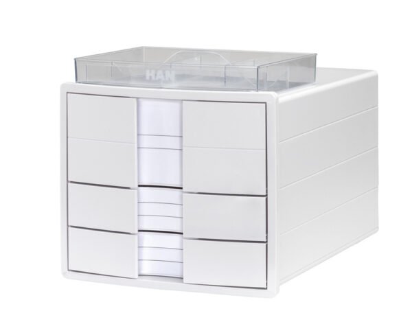 HAN HA-1017-12 Ladenkast Impuls Wit 3 Gesloten Laden, Met Inzet - Afbeelding 3