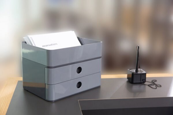 HAN HA-1100-19 Smart-box Plus Allison 2 Lades En Box Graniet Grijs - Afbeelding 4