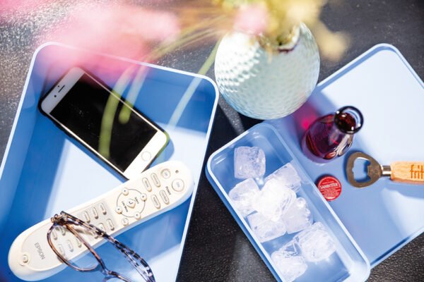 HAN HA-1110-84 Smart-organiser Allison Box Met Binnenschaal En Deksel Hemels Blauw, Stapelbaar - Afbeelding 2