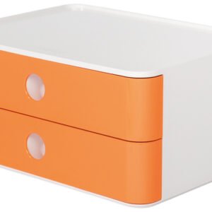 HAN HA-1120-81 Smart-box Allison Met 2 Lades Abrikoos Oranje, Stapelbaar