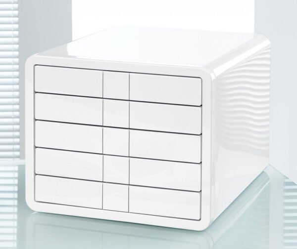 HAN HA-1551-12 Ladenkast I-Box Met 5 Gesloten Laden Wit - Afbeelding 3