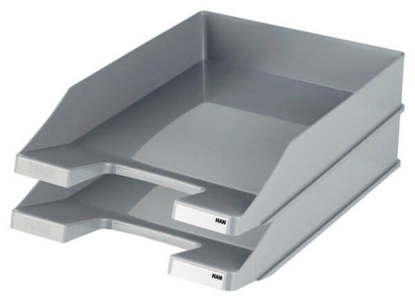 HAN HA-1027-X-191 Brievenbak A4 Standaard Plastic Donkergrijs - Afbeelding 2