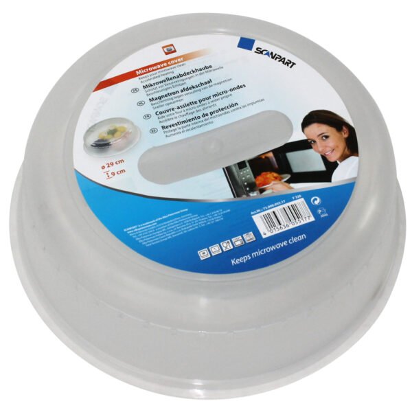 Scanpart magnetron Deksel Jumbo 29x9 cm Transparant - Afbeelding 2