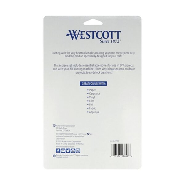 Westcott AC-17858 Crafttoolset 6-delig - Afbeelding 3