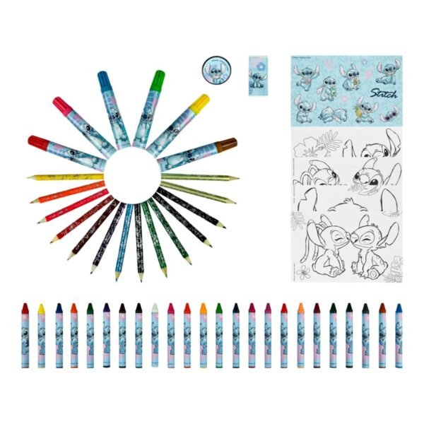 Disney Stitch Kleurkoffer 51-delig - Afbeelding 3