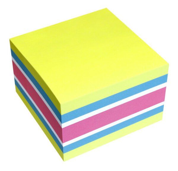 Info Notes IN-5654-51 75x75mm Assorti Brilliant Blok A 450 Vel - Afbeelding 2