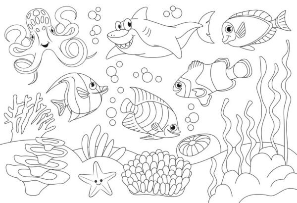 Info Notes IN-8719-08 Kleurboek 300mm X 200mm Colouring Book - Afbeelding 3