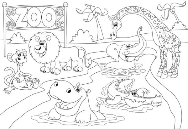 Info Notes IN-8719-08 Kleurboek 300mm X 200mm Colouring Book - Afbeelding 4
