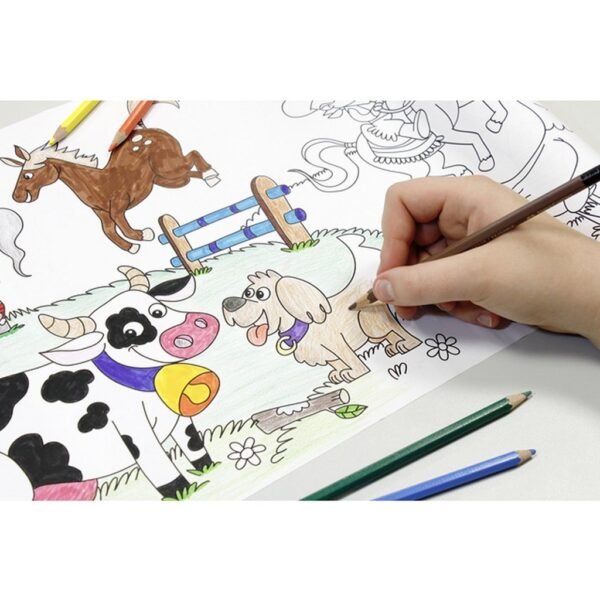 Info Notes Zelfklevende Tekenrol Boerderijleven 300mmx4m - Afbeelding 5