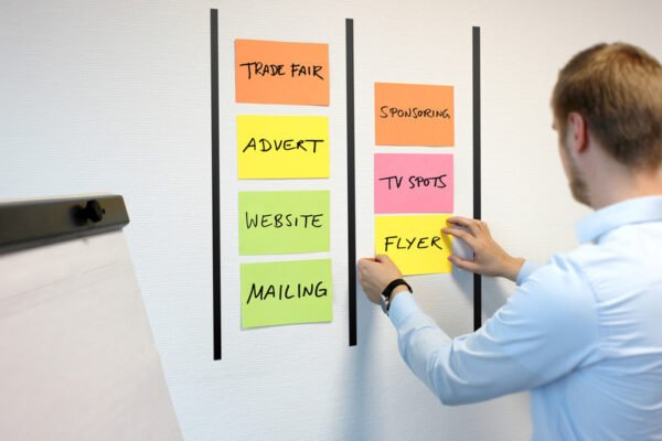Info Notes IN-5779-39 Info Communicatiekaarten, 200x150mm, 4 X 50 Stuks, Geel, Oranje, Roze, Groen - Afbeelding 2