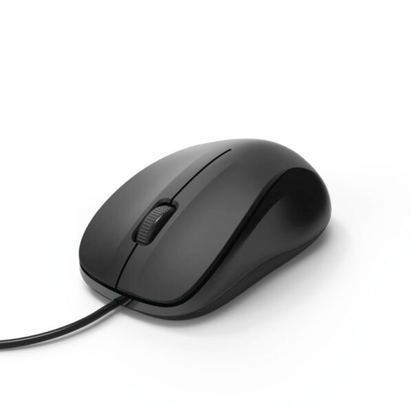 Hama Optische Muis Met 3 Knoppen MC-300 Met Kabel Zwart