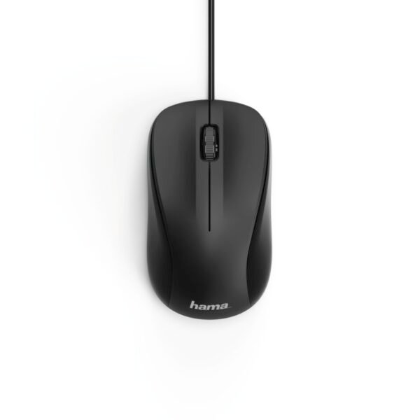 Hama Optische Muis Met 3 Knoppen MC-300 Met Kabel Zwart - Afbeelding 2