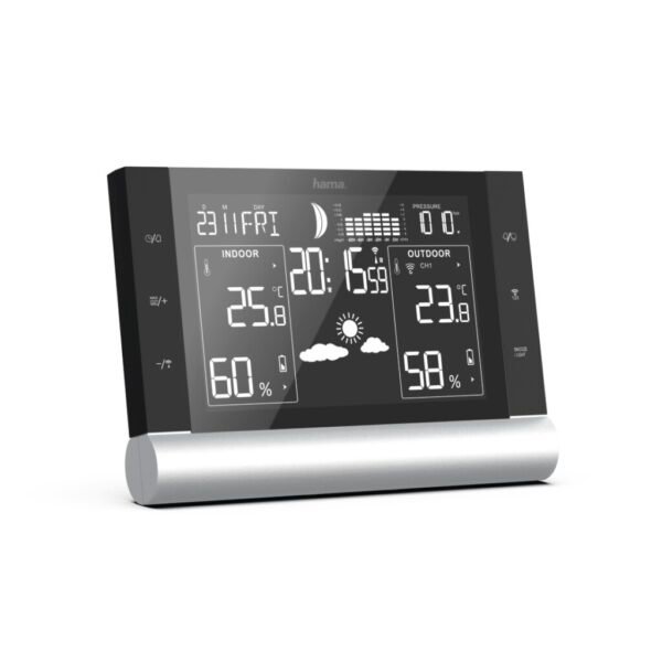 Hama Weerstation Black Line Plus Zwart - Afbeelding 2