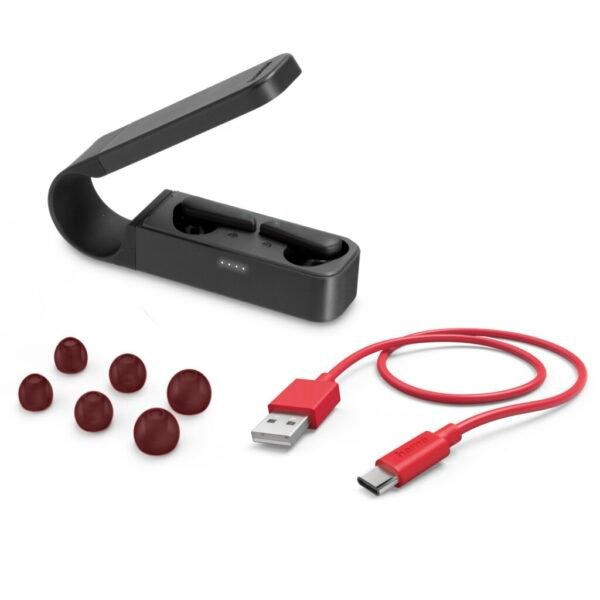 Hama Bluetooth®-koptelefoon Spirit Pocket True Wireless In-ear Zwart - Afbeelding 2