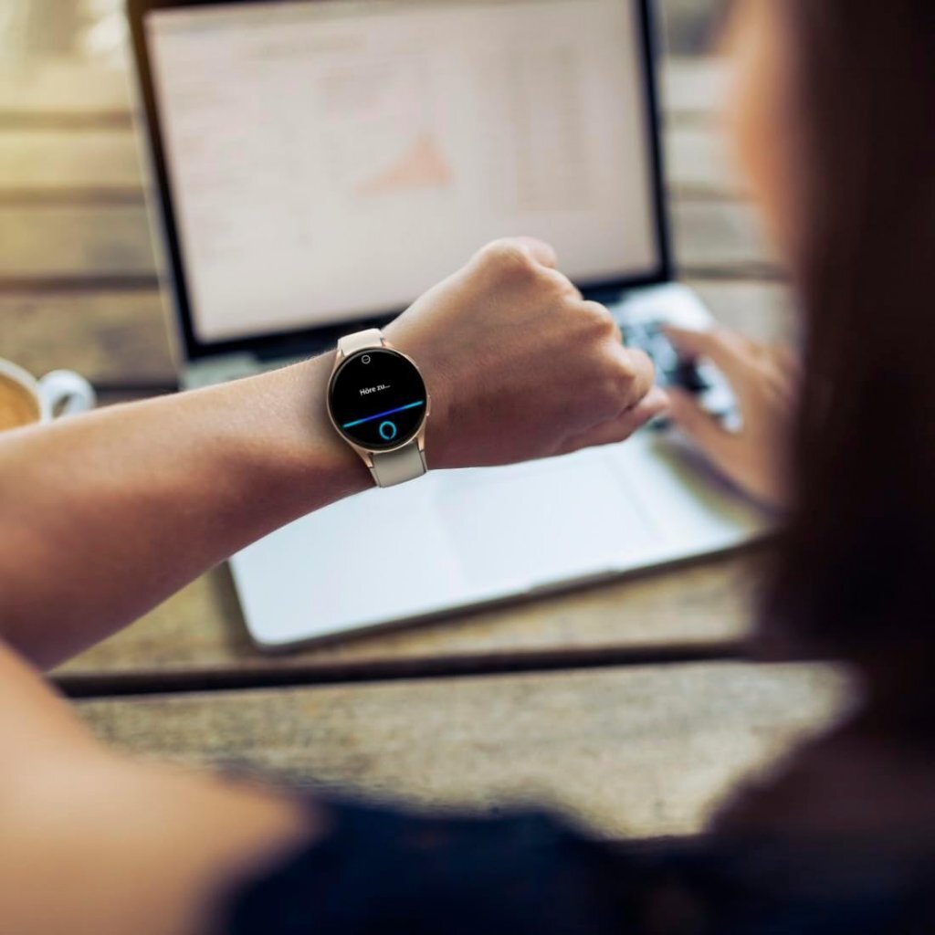 Hama Smartwatch 8900 GPS AMOLED 1.32 Goud/Beige - Afbeelding 4