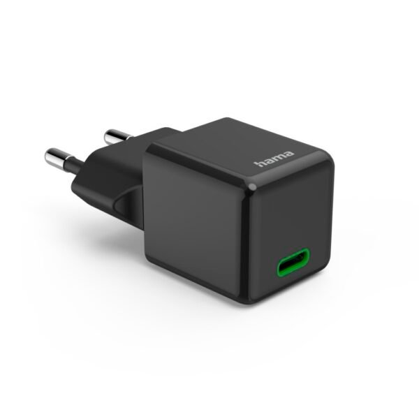 Hama Snellader USB-C PD/Qualcomm® Super-Mini-Charger 20 W Zwart - Afbeelding 2