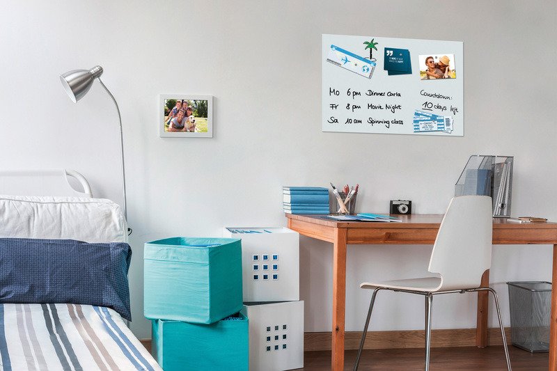 Sigel SI-B1200 Glasmagneetbord Be!Board 600x400mm Wit - Afbeelding 2