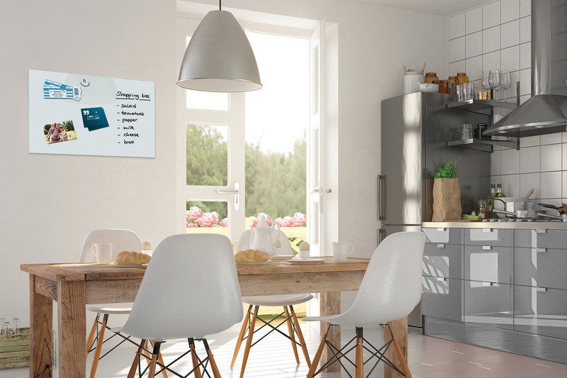 Sigel SI-B1200 Glasmagneetbord Be!Board 600x400mm Wit - Afbeelding 3