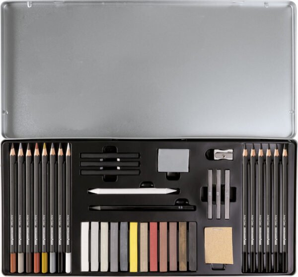 Eberhard Faber EF-516937 Tekenset EFA Bliketui 37 Stuks - Afbeelding 2