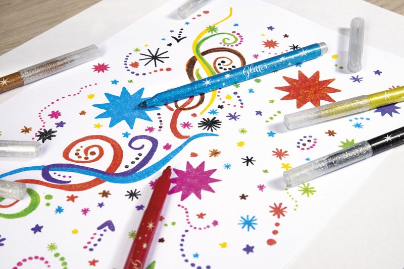 Eberhard Faber EF-551008 Viltstiften Glitter - Afbeelding 2